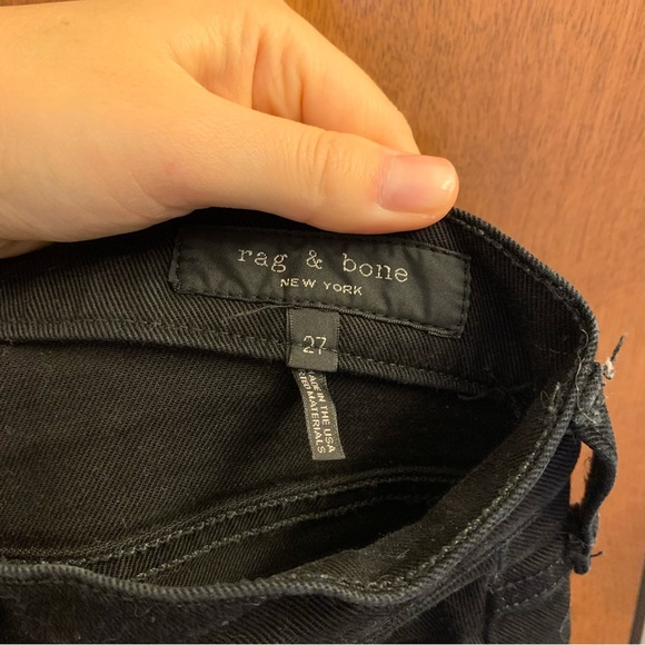 Rag & Bone high rise wide leg jeans - Picture 3 of 4